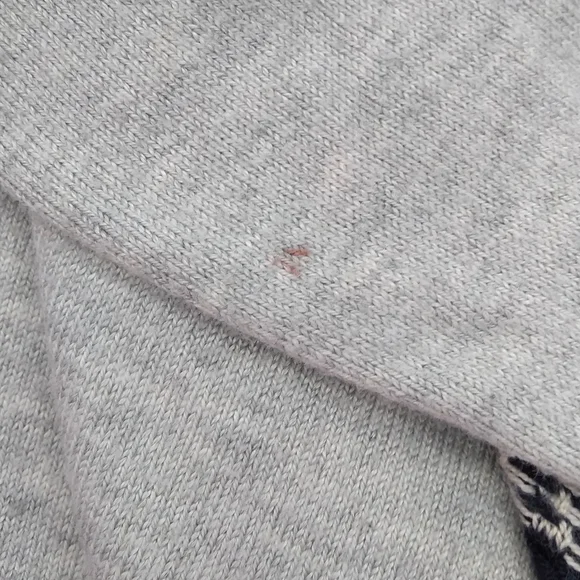 Penningtons Grey Sweater with Black & White Horizontal Stripes, Size 1X,… - Picture 9 of 9